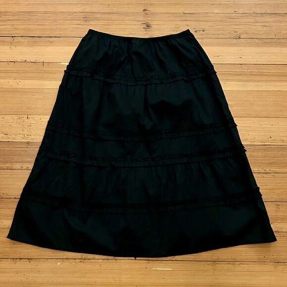 KORS Michael Kors tiered cotton midi skirt. Size 4. - Picture 4 of 9